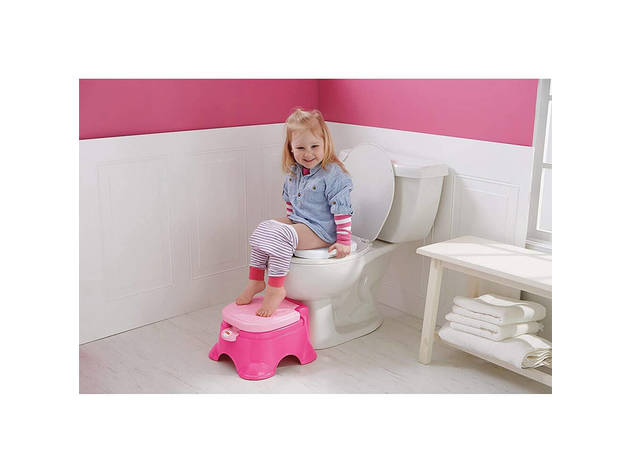 Fisher-Price FPDRM01 Pink Princess Stepstool Potty