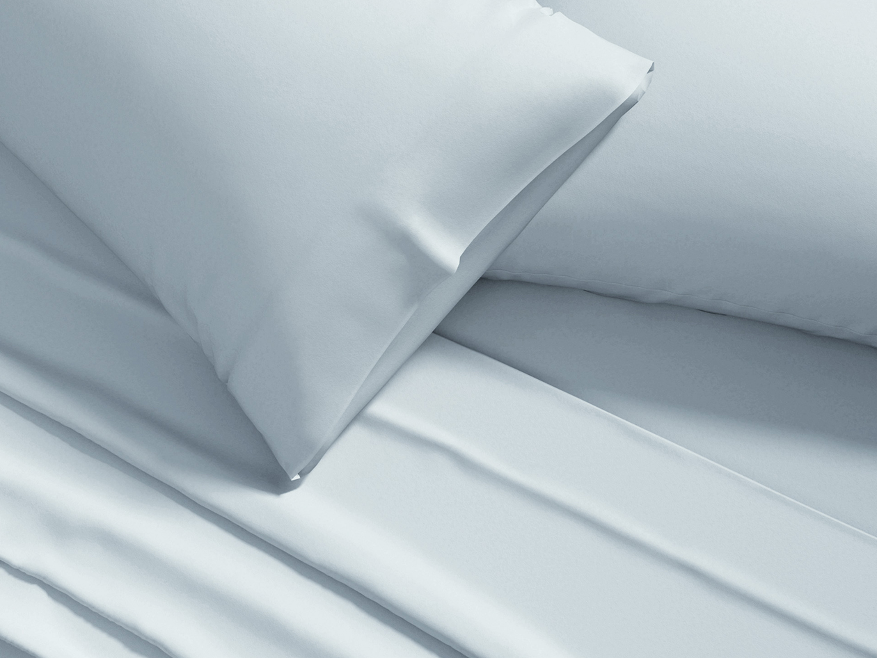 4-Piece Pre-Washed Microfiber Sheet Set (Blue/King)