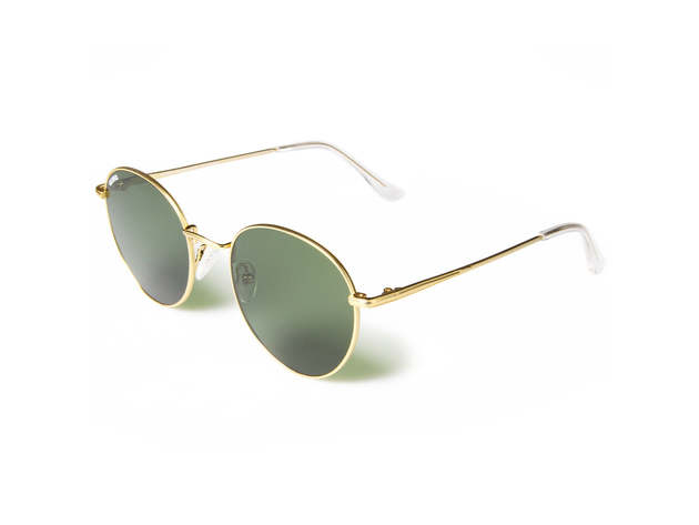 The Gunna Sunglasses Gold / Polarized Olive