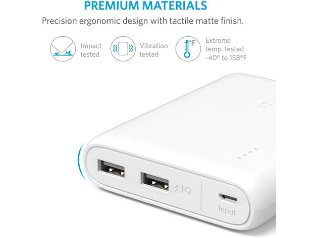 Anker PowerCore 13000 Portable Charger White