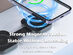MagFold 3-in-1 Qi2 Magnetic Wireless Charging Pad (Grey)