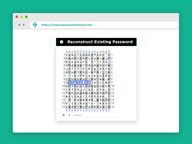 PasswordWrench Password Manager: Lifetime Subscription