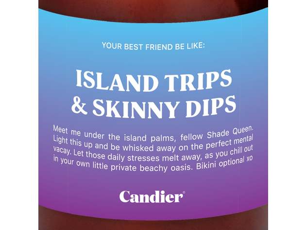 Candier Island Trips Candle