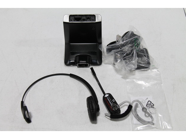 Plantronics Convertible Streamlined Design Wireless Bluetooth Headset - Black- (Used)
