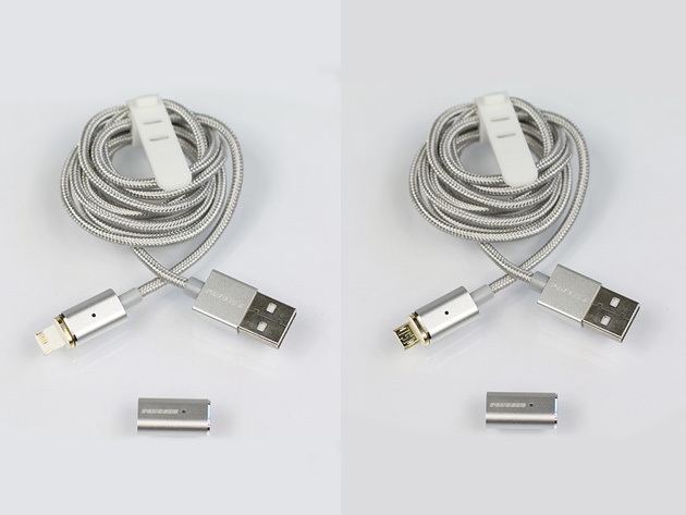 Plugies Magnetic Charging Cables (MicroUSB and Lightning Plugies)