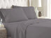 Soft Home 1800 Series Solid Microfiber Ultra Soft Sheet Set (Charcoal/Queen)