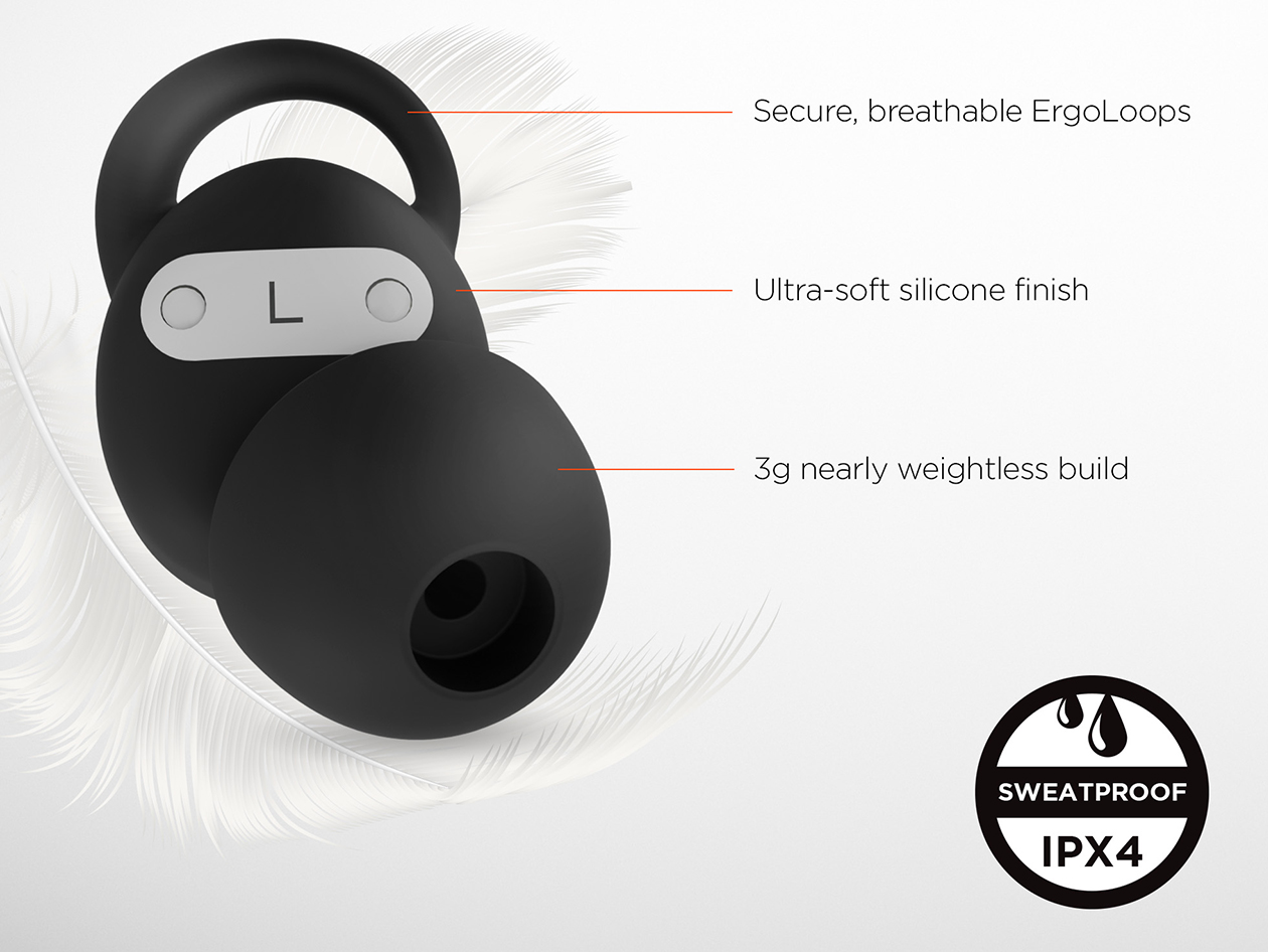 SleepEEZ Mini Noise-Blocking True Wireless Earbuds for Sleeping