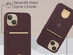 Apogee iPhone 13 Wallet Case (Royal Burgundy)