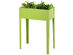 Costway 24'' x 12'' Outdoor Elevated Garden Plant Stand Raised Tall Flower Bed Box - Fruit Green