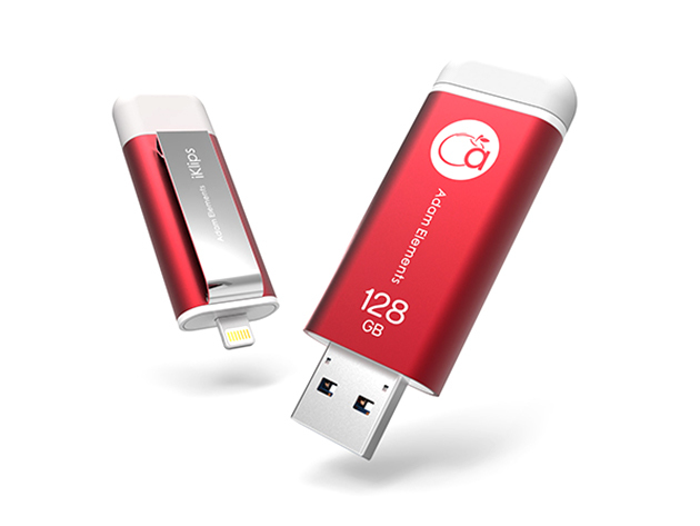 iKlips Dual-Interface Drive (128GB Red)