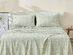 4-Piece Floral Print Microfiber Sheet Set (Floral Green/Full)