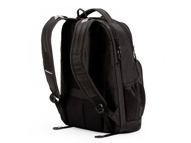 Swissgear 18.5 Inches Laptop Backpack With Multiple Compartments, Zip Pocket, Side Pockets, Padded Laptop Pocket, Organizer Pocket, Cell Phone Pocket, Black