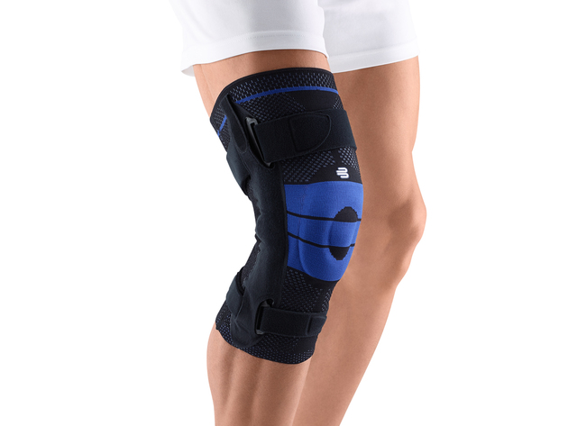 Bauerfeind GenuTrain Left Knee Support, Extra Stability To Keep The Knee In Proper Position, size 3: 44 cm - 47 cm, Black