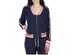 Champion Women's Terry Cloth Warm Up Jacket Imperial Indigo Size Small