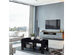 Costway 2-Tier Wood Coffee Table Sofa Side Table w/ Storage Shelf Living Room Office New - Black