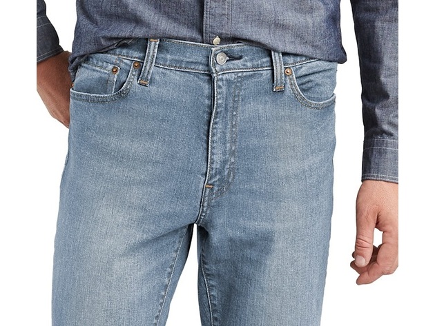 Levi's 541 Men's Athletic Fit All Season Tech Ripped And Repaired Jeans Blue Size 34X30