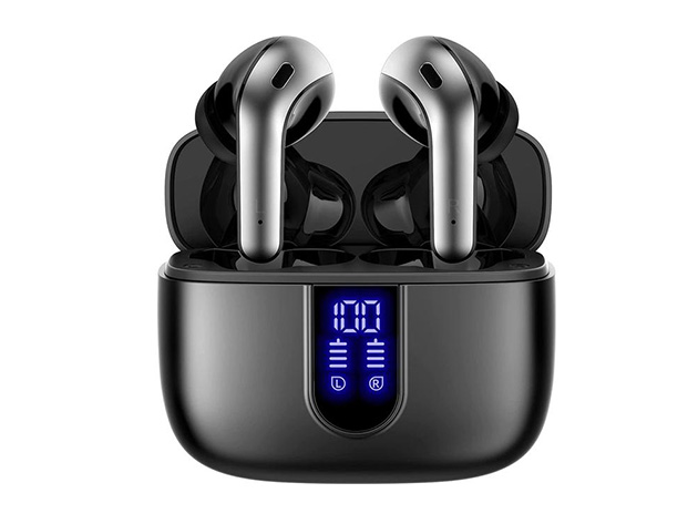 Just Jams Bluetooth Earbuds with USB Charging Case