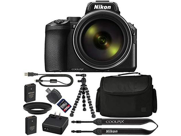 Nikon COOLPIX P950 Dig Camera with 83x Optical Zoom, 4K & Built-in Wi-Fi, Black (Refurbished, Open Retail Box)