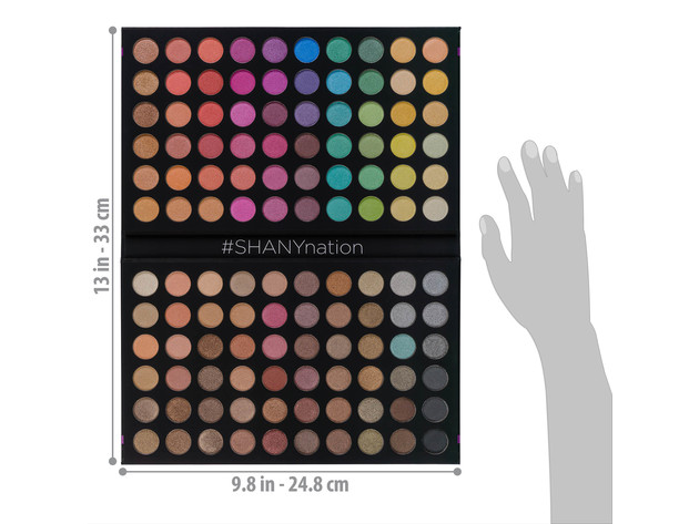 SHANY Ultimate Fusion - 120 Color Eye shadow Palette Natural Nude and Neon Combination