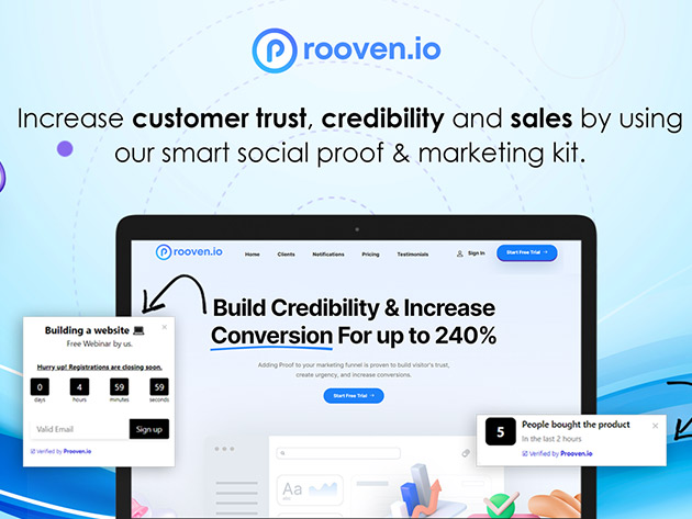 Prooven.io: Automated Smart Social Proof Software [Advanced Plan]	