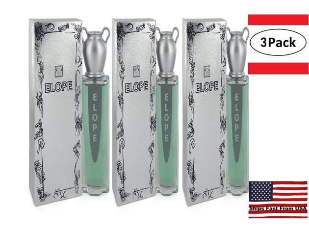 3 Pack Elope by Victory International Eau De Toilette Spray 3.4 oz for Men