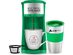 AdirChef Mini Travel Single Serve Coffee Maker & 15oz Travel Tumbler (Green)