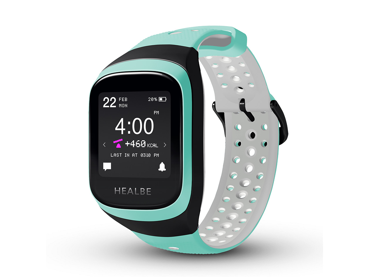 GoBe3 Wearable Health, Fitness, and Activity Tracker (Aquamarine)