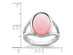 3/5 Carat (ctw) Natural Pink Opal Ring in Sterling Silver - 8