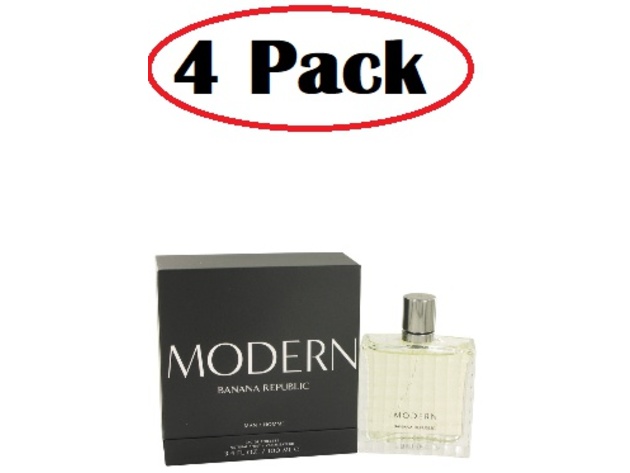 4 Pack of Banana Republic Modern by Banana Republic Eau De Toilette Spray 3.4 oz