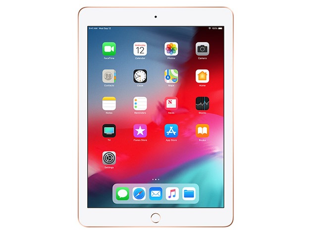 Apple iPad 6th Gen 9.7", 32GB, WiFi Only, Gold (Refurbished)