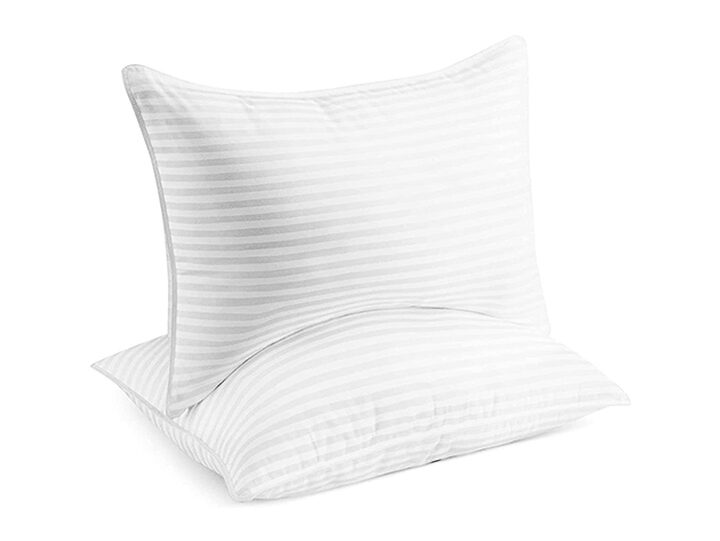 Beckham Hotel Collection Luxury Linens Down Alternative Pillows for Sleeping,  Queen, 2 Pack 