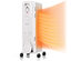 Costway 1500W Oil Filled Heater Portable Radiator Space Heater w/ Adjustable Thermostat - White