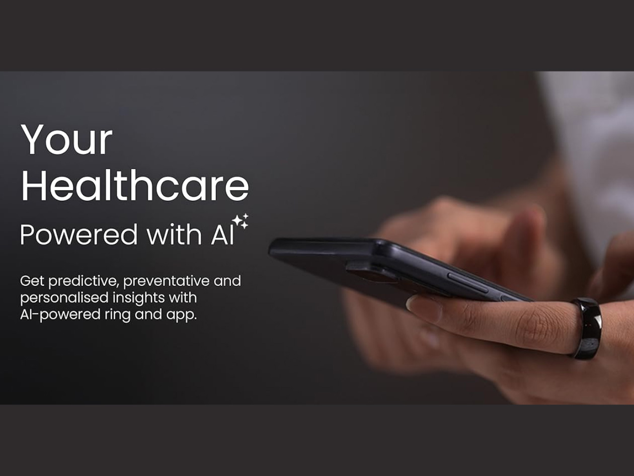 aaboRing Smart Health Ring (Black/Size 13)