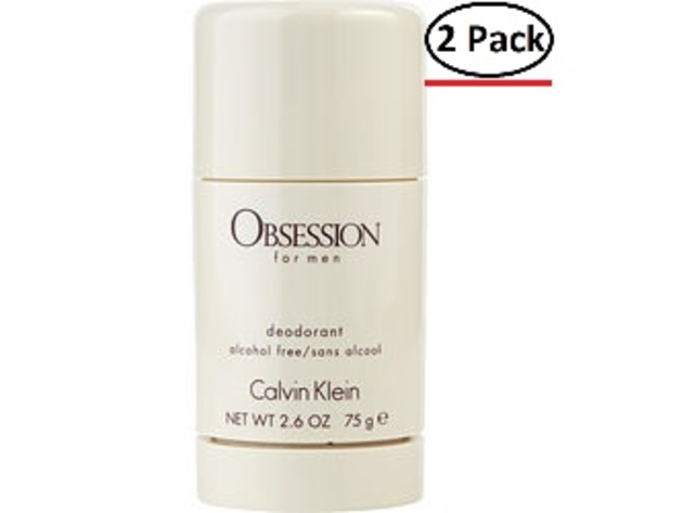 OBSESSION by Calvin Klein DEODORANT STICK ALCOHOL FREE  OZ for MEN  ---(Package Of 2) | StackSocial