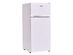 Costway 2 Doors 3.4 cu ft. Unit  Compact Mini Refrigerator Freezer Cooler - White