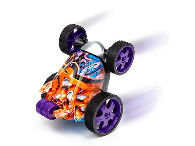 HST RC Mini Twist 360° Stunt Rolling Race Car (Purple)