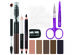 SHANY Brow Chicka Brow Eyebrow Set - 17 Piece Eyebrow Makeup Kit with Brow Powder, Brow Gel, Dual Ended Pencils, Stencils, Scissors, and Tweezers - All Hair Colors