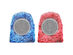 Ion Audio GLOWROCKERPR Audio Glow Rocker Outdoor Speaker Pair with Bluetooth