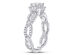 1.29 Carat (ctw G-H, I1-I2) Cushion-Cut Diamond Engagement Ring in 14K White Gold - 6