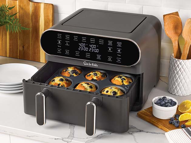 sur la table kitchen essentials 22l air fryer toaster oven
