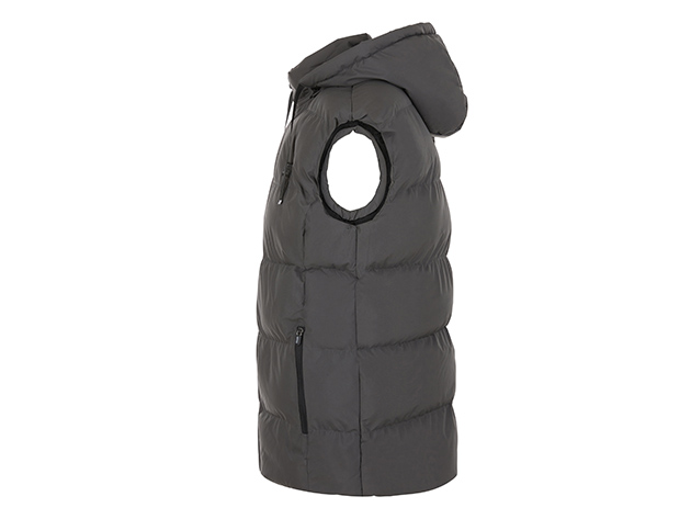 Helios Paffuto Heated Unisex Vest with Power Bank (Gray/XL)