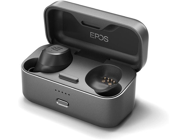 EPOS GTW 270 Hybrid in-Ear Wireless Gaming Earbuds with Low Latency Dongle for On The Go Gaming on Nintendo Switch, Mobile Phones PC and PS5, Android Compatible, Black/Grey - Certified Refurbished Retail Box