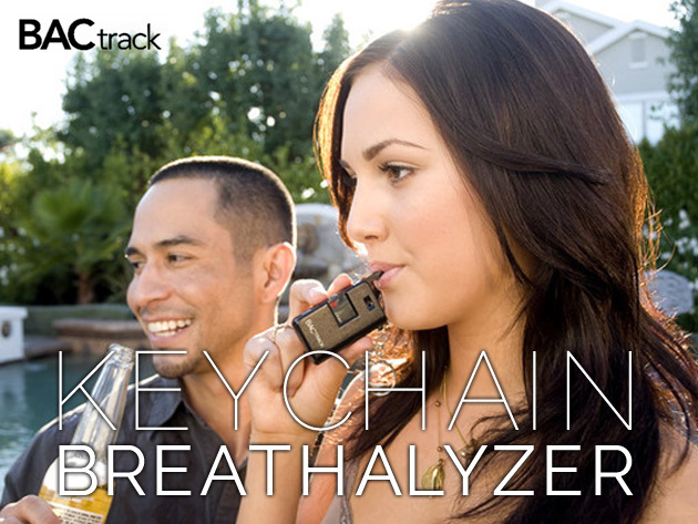 Always Know Your Limit w/The BACtrack Breathalyzer Keychain (Canada)