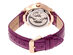 Empress Francesca Automatic Leather Watch (Rose Gold/Fuchsia)