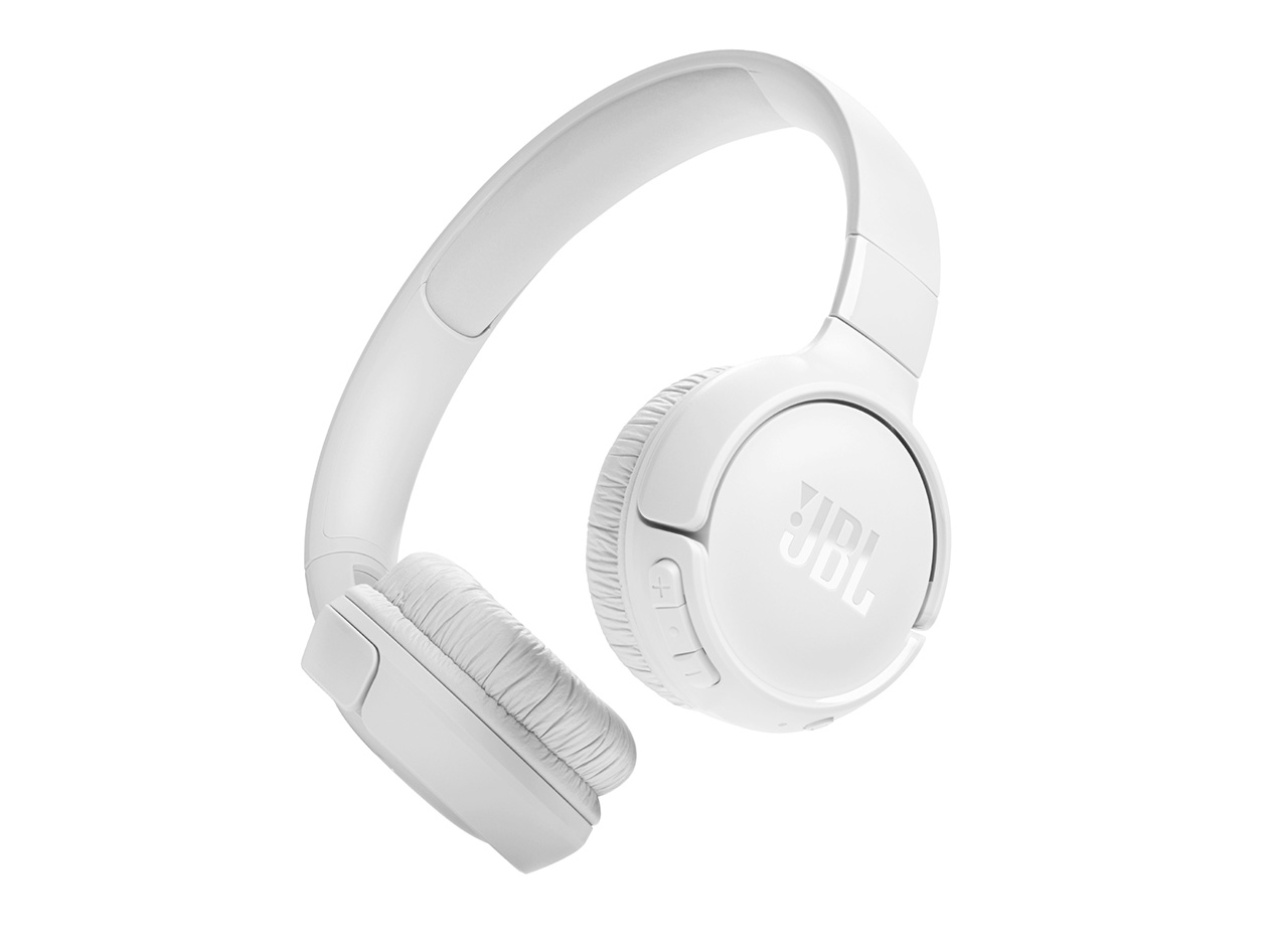 JBL Tune 520BT On-Ear Wireless Headphones - White (Open Box)