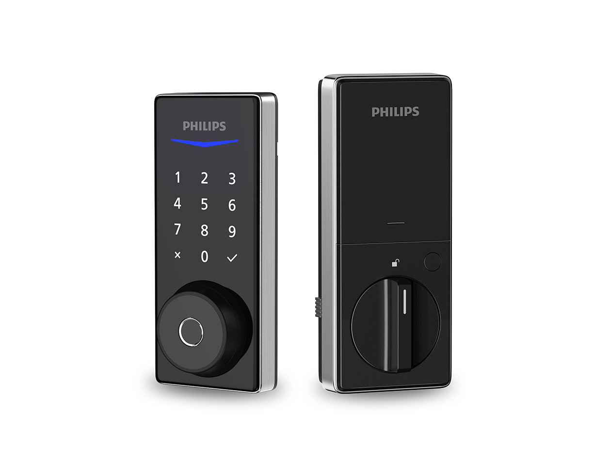 Philips 1000 Series Touchscreen Fingerprint Electronic Deadbolt (Silver)