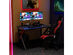 Costway Gaming Desk Gamers Computer Table E-Sports K-Shaped W/ Cup Holder Hook Home New - Black