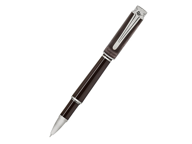 Montegrappa Icons Hemingway Novel Rollerball ISICHRIW (Tobacco & Silver)