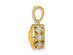 3/4 Carat (ctw) Cushio-Cut Citrine Pendant Necklace in 14K Yellow Gold with Diamonds and Chain