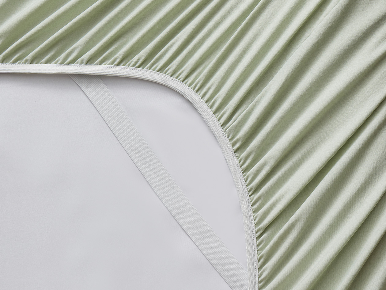 Bamboo Blend Chambray Sheet Set (Sage/King)